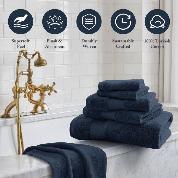 Madison Park Signature Turkish 100% Cotton Oversized Quick Dry